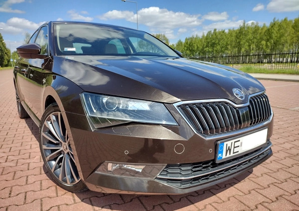 Skoda Superb cena 96500 przebieg: 88000, rok produkcji 2017 z Warszawa małe 781
